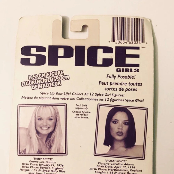 Vintage 1998 Scary Spice Girls 6 Inch Tall Action Figure Doll  Mel B Damaged - Picture 6 of 14